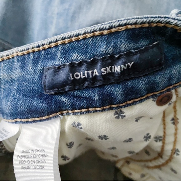 Lucky Brand Lolita Skinny Low Rise Jeans - Picture 12 of 13